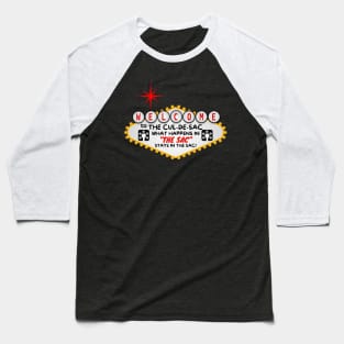 Funny Cul-De-Sac Neighborhood Living Baseball T-Shirt